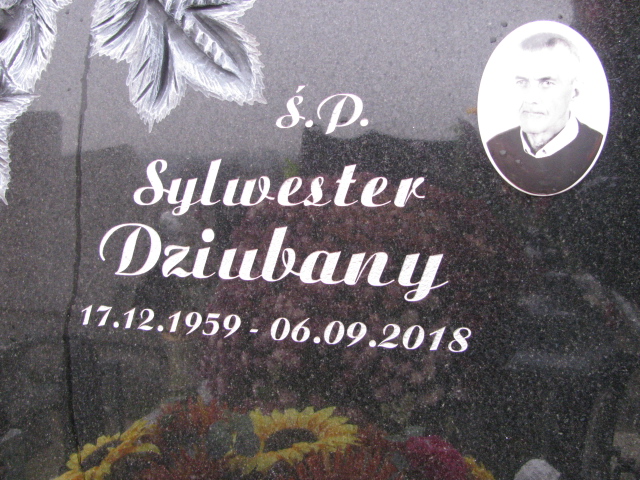 Sylwester Dziubany 1959 Frydrychowice - Grobonet - Wyszukiwarka osób pochowanych