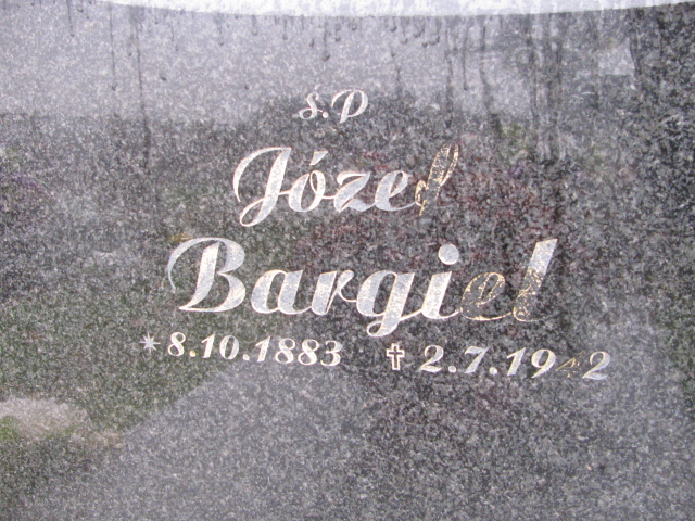 Józef Bargiel 1883 Frydrychowice - Grobonet - Wyszukiwarka osób pochowanych